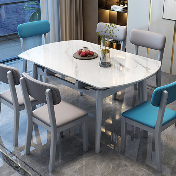 Sintered Stone Top Table Extendable Dining Table for Kitchen