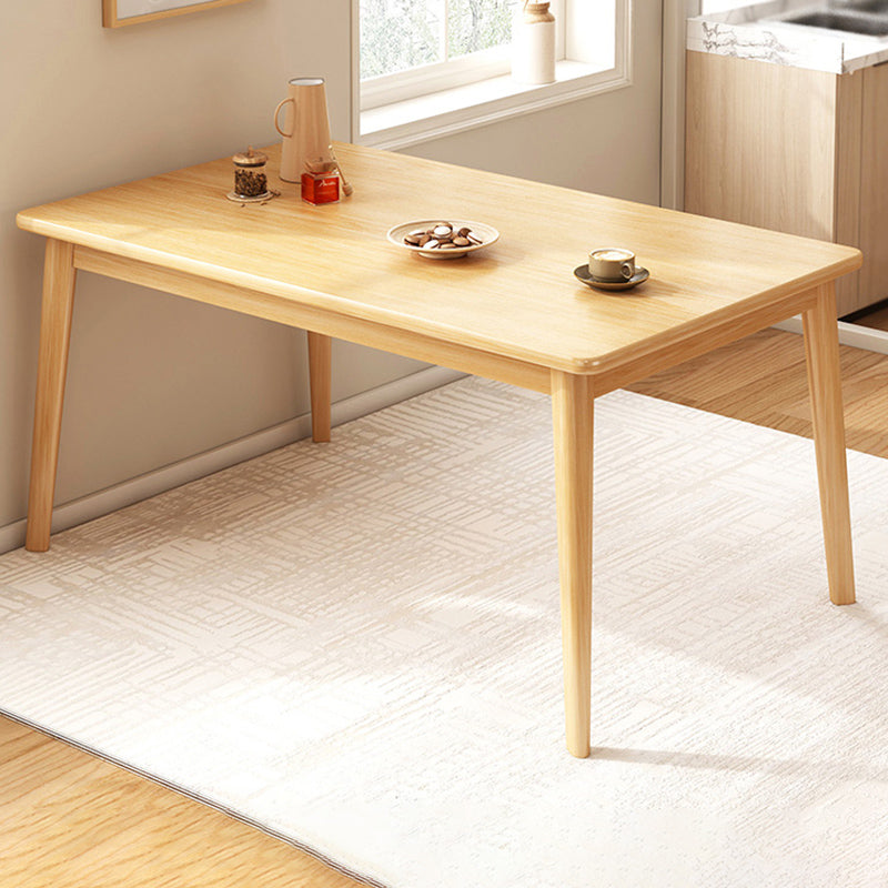 Modern 1/4/5 Pieces Dining Table Wood Rectangle Furniture for Restaurant