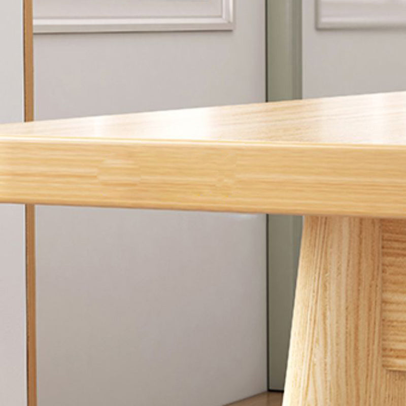 Modern 1/4/5 Pieces Dining Table Wood Rectangle Furniture for Restaurant