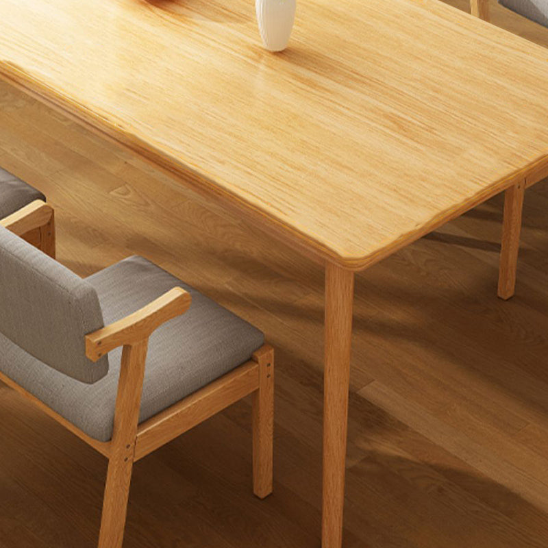 Modern 1/4/5 Pieces Dining Table Wood Rectangle Furniture for Restaurant