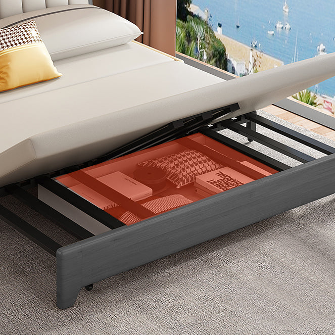 33" Wide Contemporary Sofa Futon Gray Pillow Included Sleeper Sofa