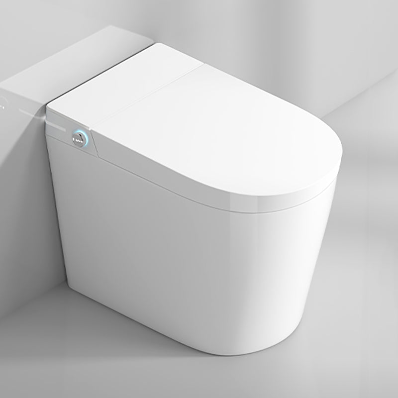 Floor Mount Bidet with Elongated Bowl Shape in White Finish Bidet