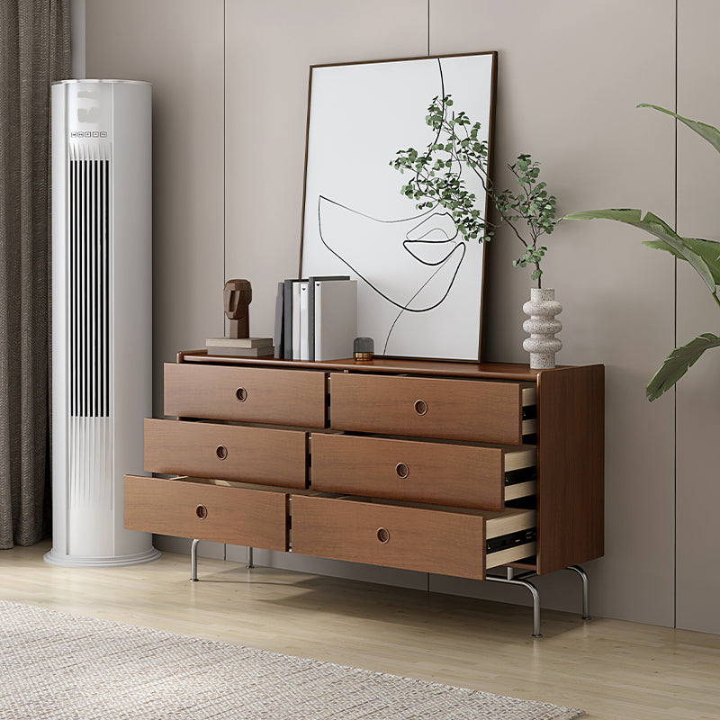 Modern Storage Chest Dresser Solid Wood Dresser with 5/6/9 Drawers