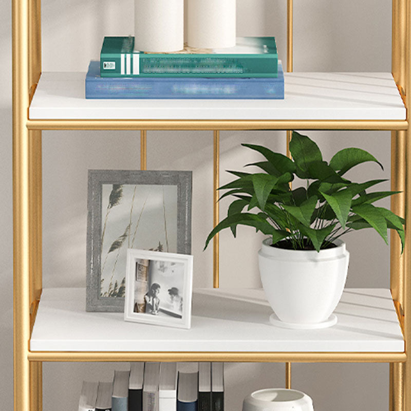 Gold Standard Bookcase Contemporary Metal Open Back Bookshelf