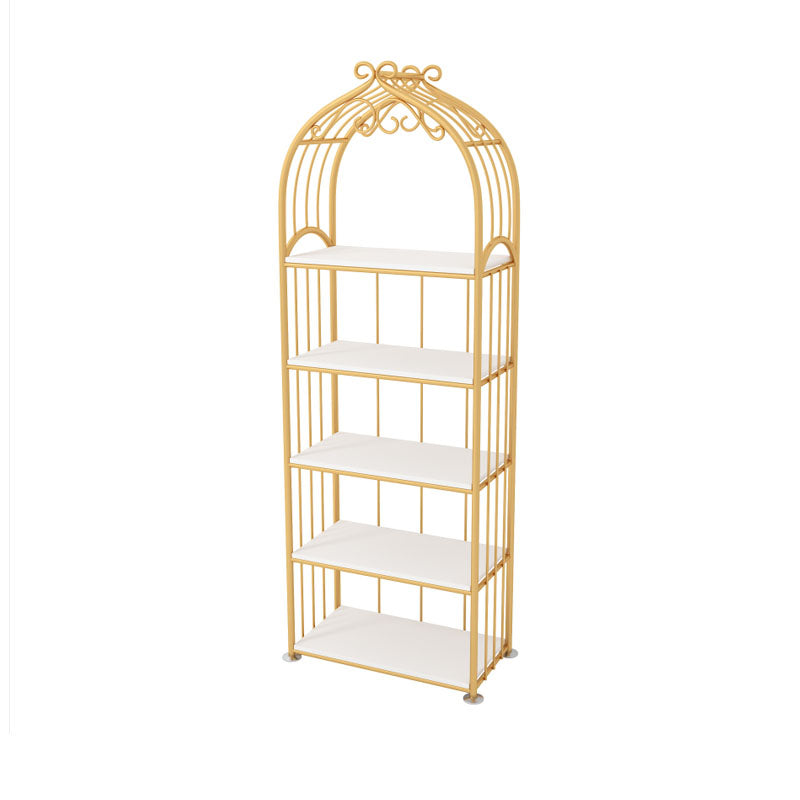 Gold Standard Bookcase Contemporary Metal Open Back Bookshelf