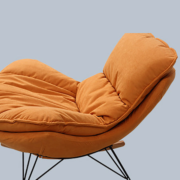 Modern Style Rocking Chair Indoor Mother Feeding Sofa Rocking Chair with Ottoman