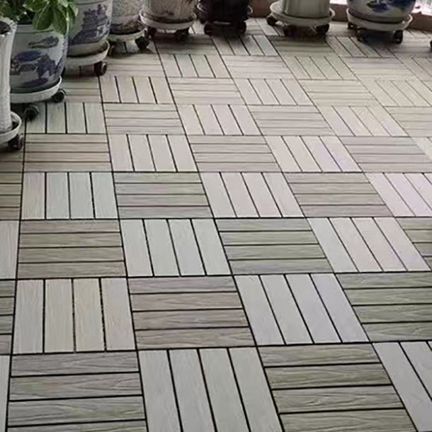 Deck Plank Loose Lay Wood Flooring Tiles Garden Outdoor Flooring