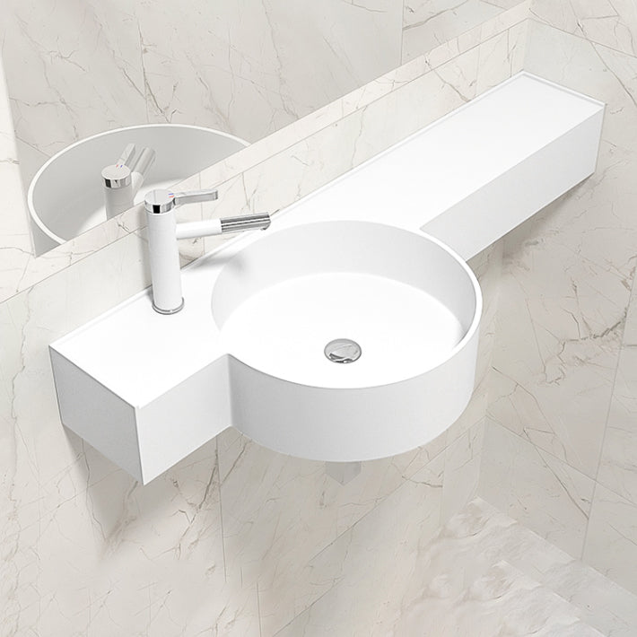 Modern Bathroom Sink Man Made Rock Specialty Vessel Bathroom Sink(Not Including Faucet)