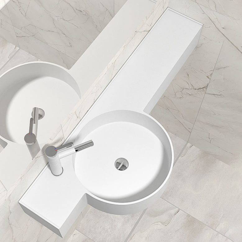 Modern Bathroom Sink Man Made Rock Specialty Vessel Bathroom Sink(Not Including Faucet)