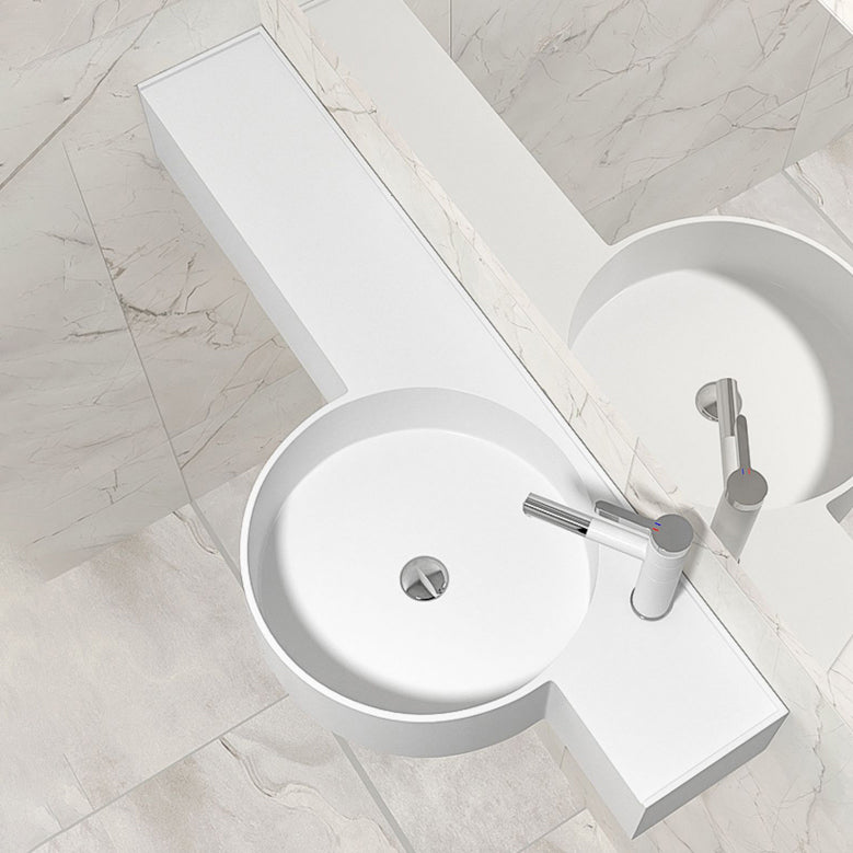 Modern Bathroom Sink Man Made Rock Specialty Vessel Bathroom Sink(Not Including Faucet)
