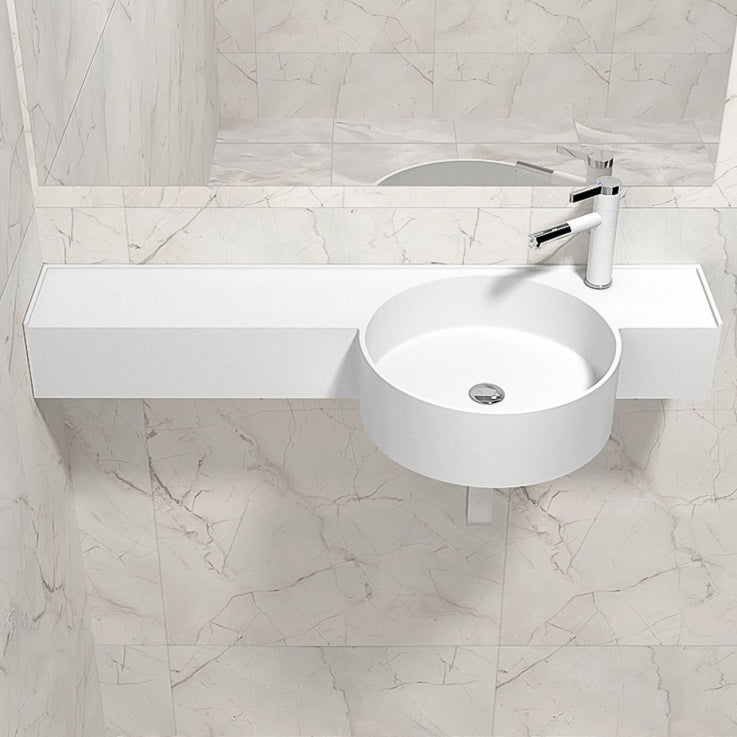 Modern Bathroom Sink Man Made Rock Specialty Vessel Bathroom Sink(Not Including Faucet)