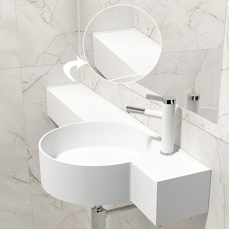 Modern Bathroom Sink Man Made Rock Specialty Vessel Bathroom Sink(Not Including Faucet)