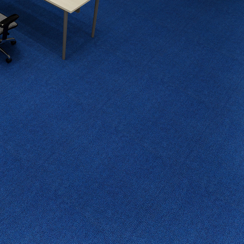 Bedroom Carpet Tiles Solid Color Lever Loop Color Block Carpet Tiles