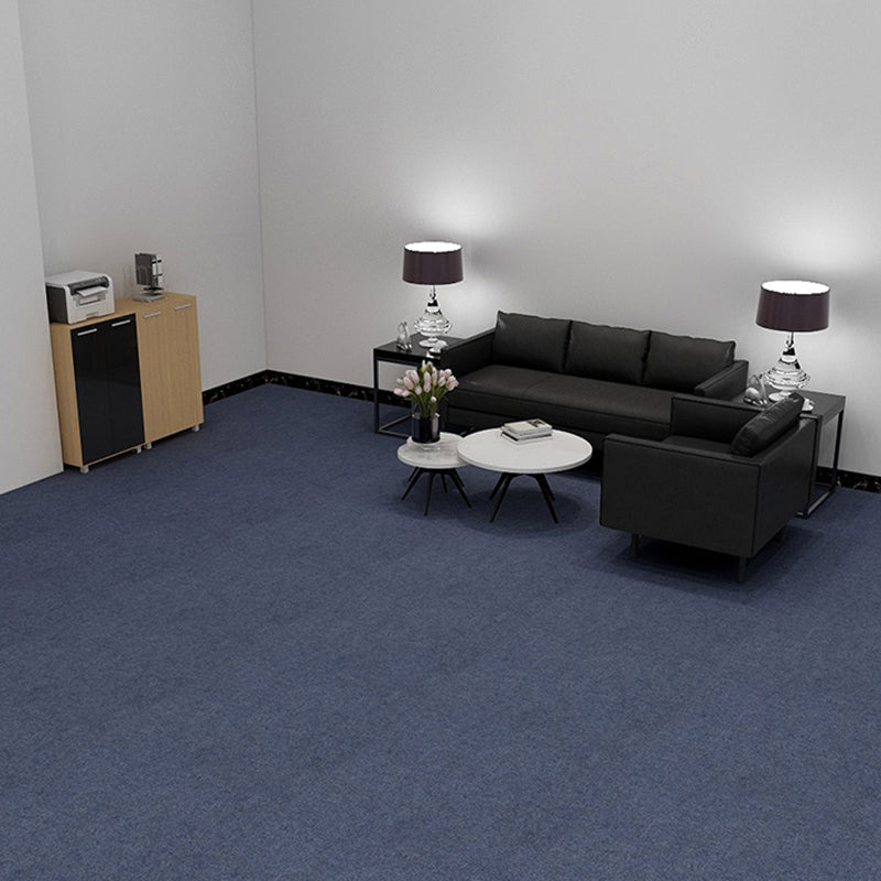 Bedroom Carpet Tiles Solid Color Lever Loop Color Block Carpet Tiles