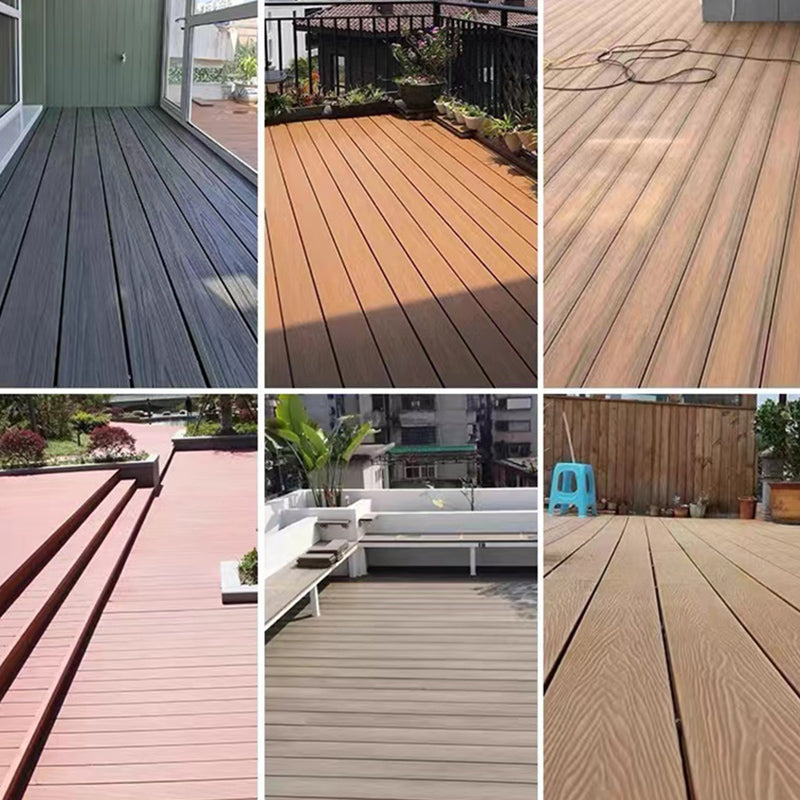 Wire Brushed Wood Flooring Tiles Contemporary Hardwood Deck Tile