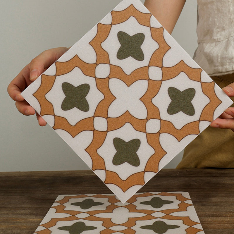 Mosaic Peel & Stick Tile Square Water Resistant Tile for Backsplash Wall