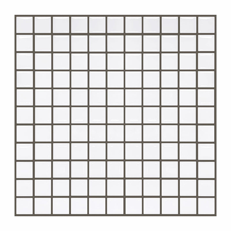 Mosaic Peel & Stick Tile Square Water Resistant Tile for Bathroom Backsplash