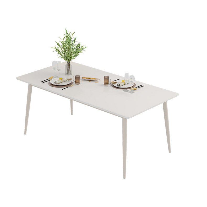 Rectangle Dining Table Contemporary 4 Legs Dining Site Table