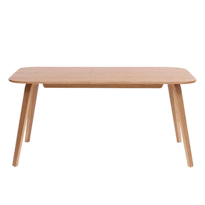 Solid Wood Dining Room Table Contemporary Natural Dining Site Table