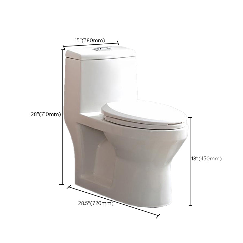 Traditional Ceramic Flush Toilet Gravity Urine Toilet for Bathroom