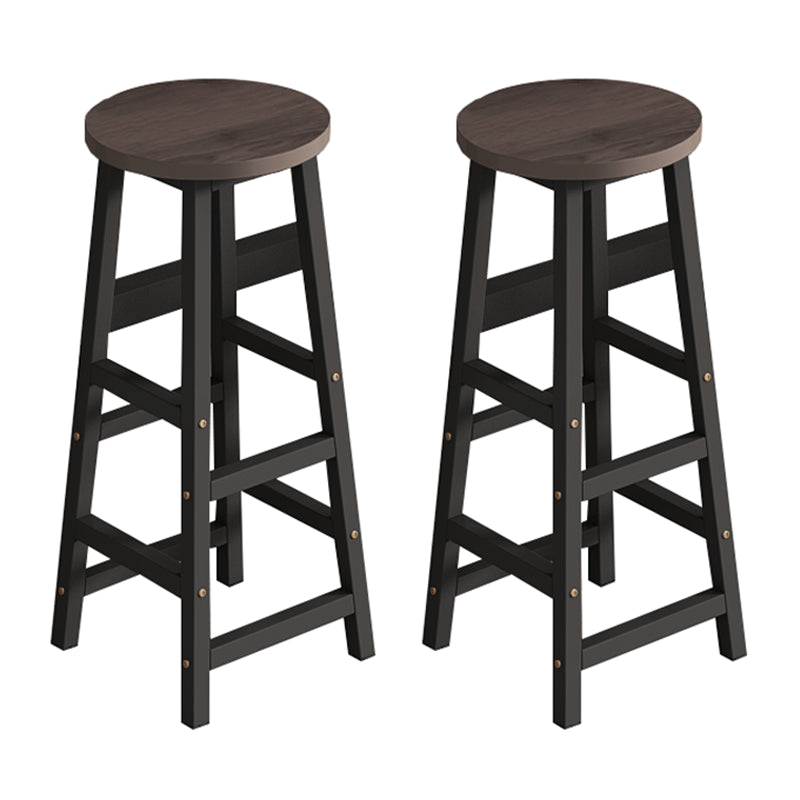 Modern Rectangle Wood Bar Table 2/3/4/5 Pieces Bar Table Set for Cafe