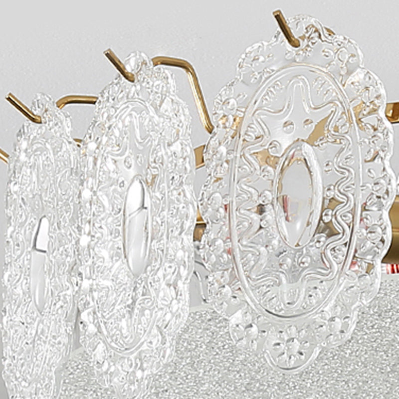 Nordic Ceiling Light Glass Flush Mount Ceiling Light Fixture for Bedroom