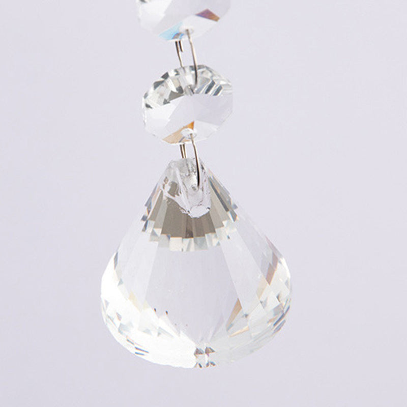 Modernist Wall Sconce Silver Wall Light Fixture for Living Room