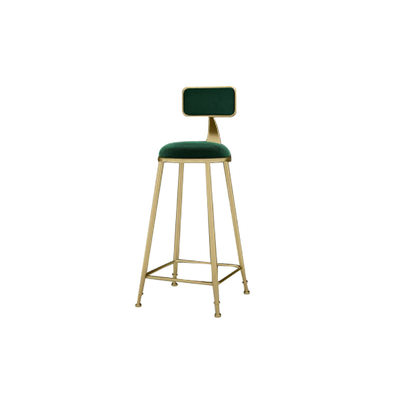 Industrial Armless Dining Stools Round Bar Stools with Metal Base