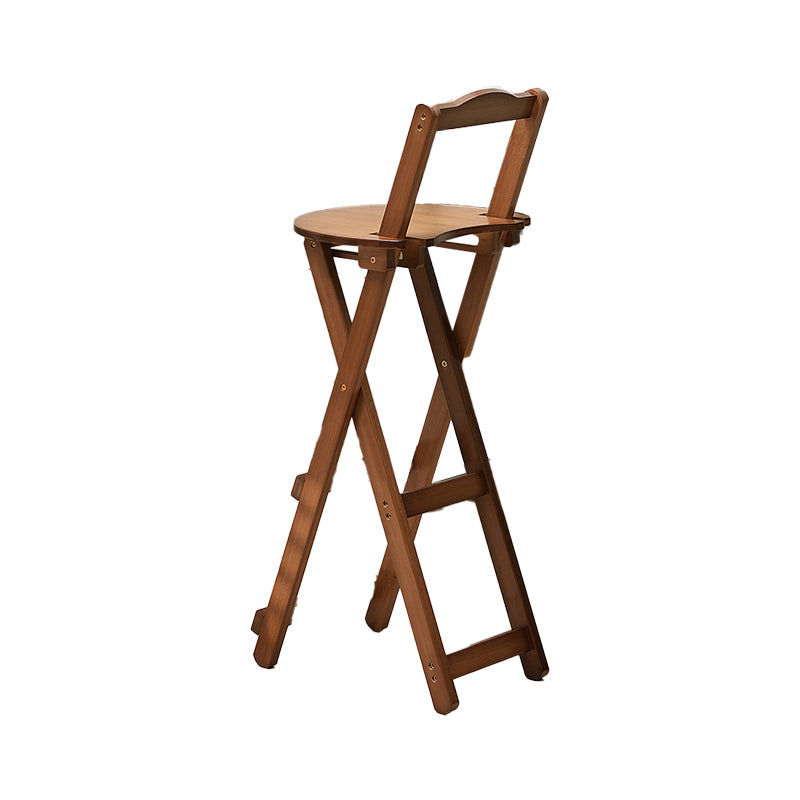 Folding Counter and Bar Stool Modern Style Wood Stool for Living Room