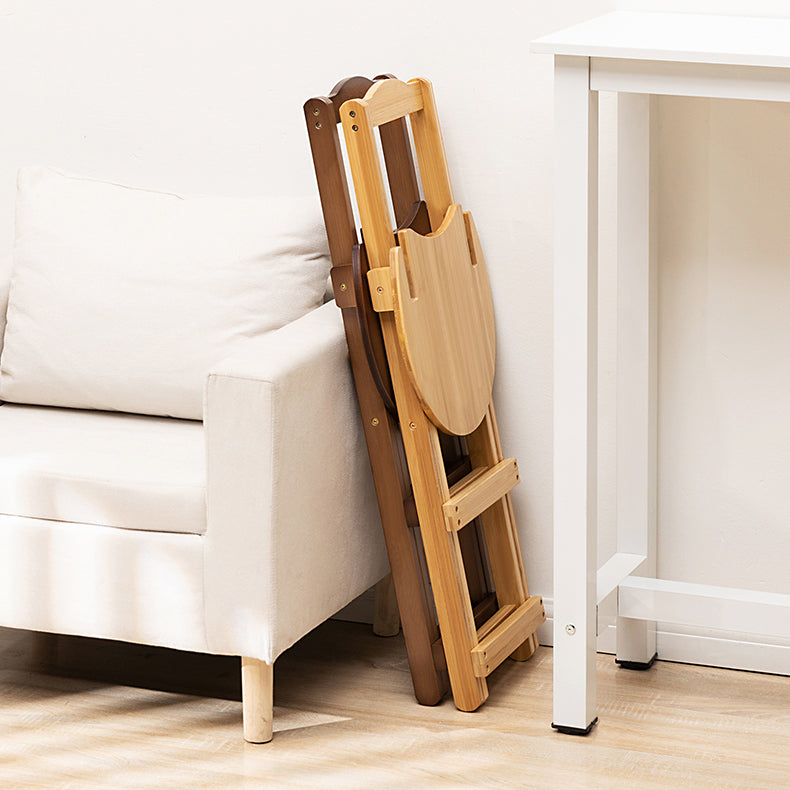 Folding Counter and Bar Stool Modern Style Wood Stool for Living Room