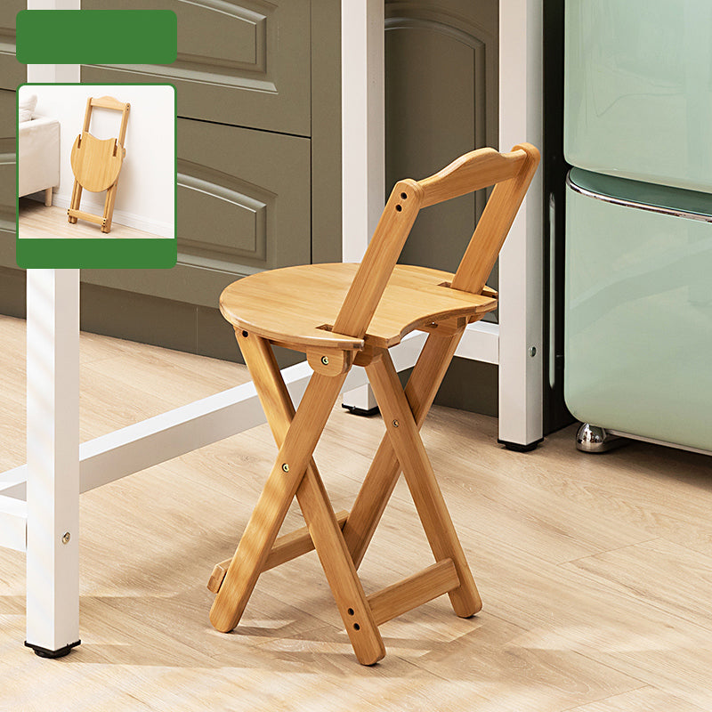 Folding Counter and Bar Stool Modern Style Wood Stool for Living Room