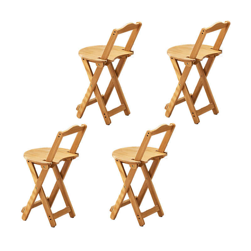 Folding Counter and Bar Stool Modern Style Wood Stool for Living Room