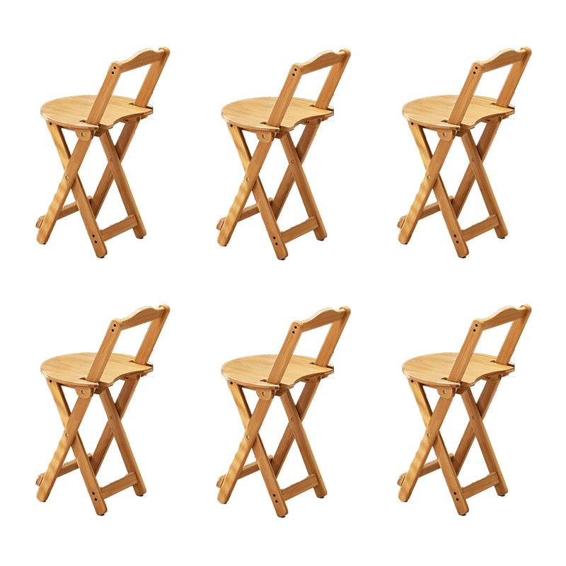 Folding Counter and Bar Stool Modern Style Wood Stool for Living Room
