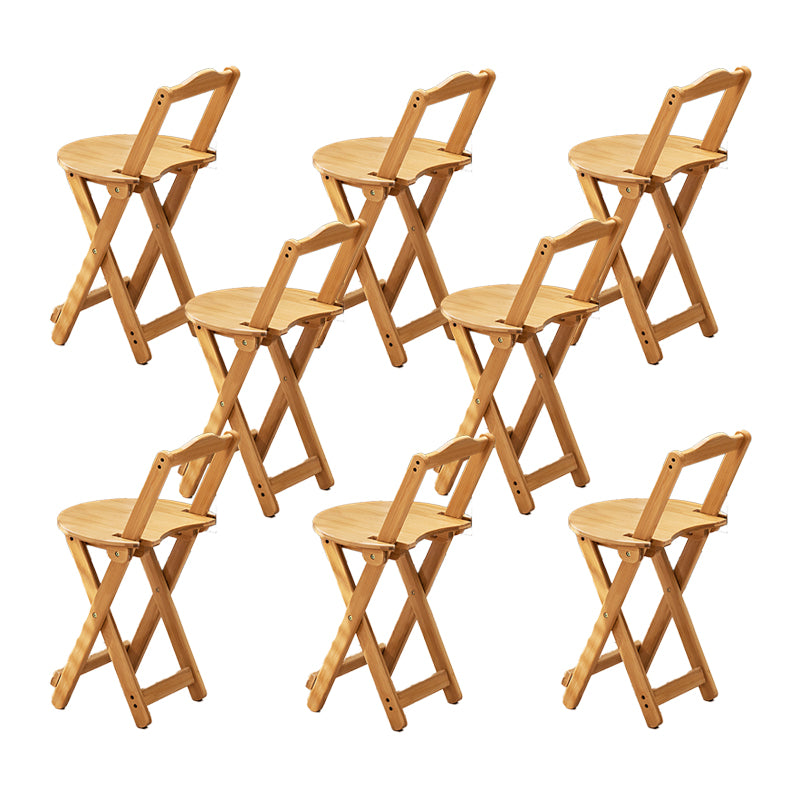 Folding Counter and Bar Stool Modern Style Wood Stool for Living Room