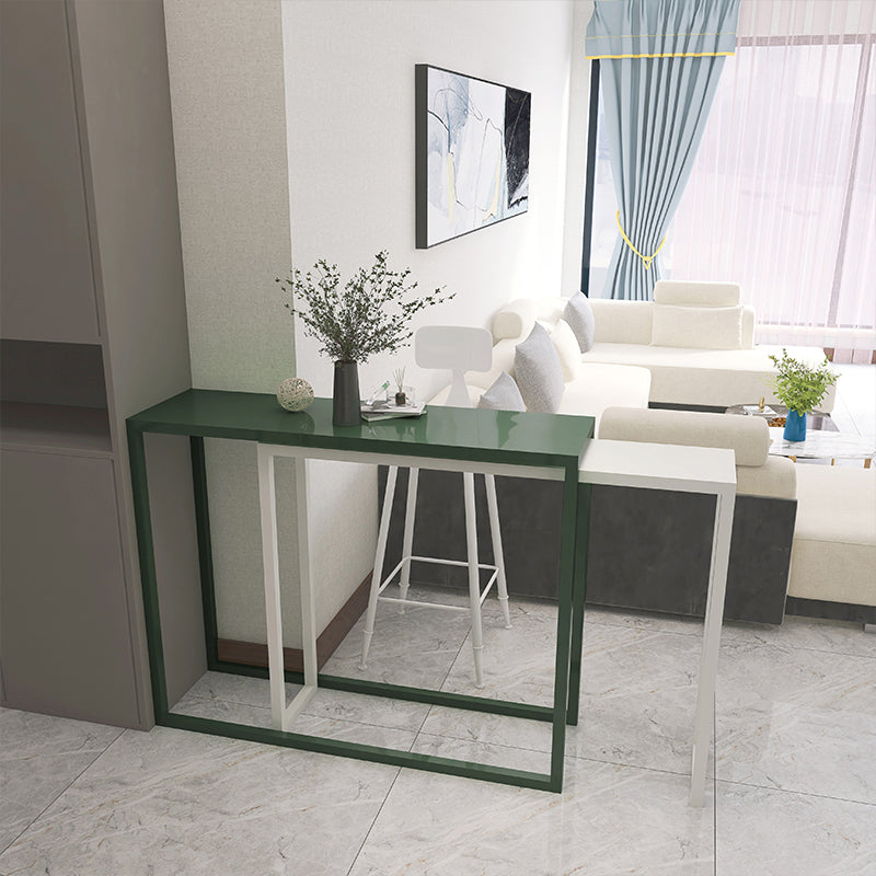 Modern Iron Rectangle Bar Table Metal Base for Milk Tea Shop