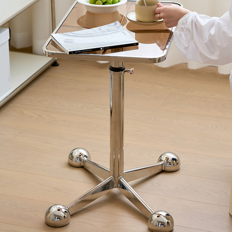 15"W Contemporary Corner Table Rectangular Accent Side Table