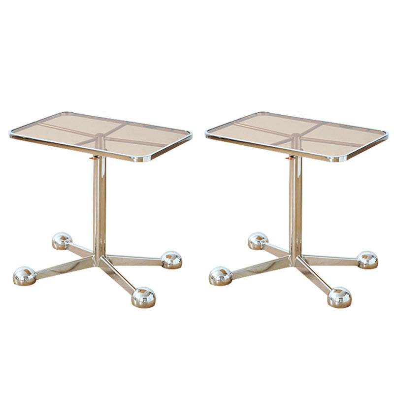 15"W Contemporary Corner Table Rectangular Accent Side Table