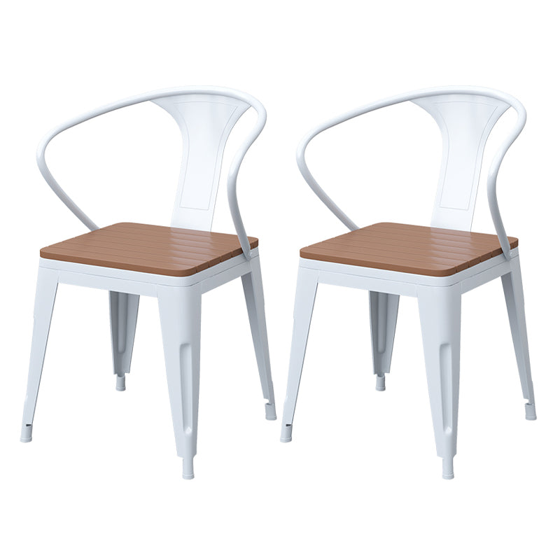 Modern Rectangular Picnic Table Set 1/2/4/5/6/7 Pcs Manufactured Wood Picnic Set