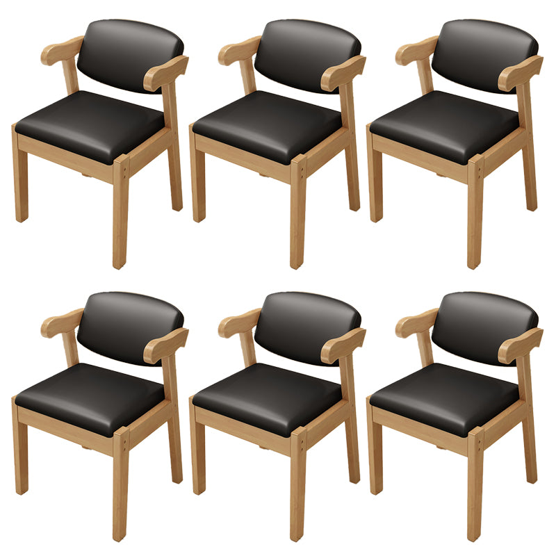 Open Back Arm Chairs Upholstered Dining Chairs for Dining Room