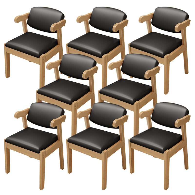 Open Back Arm Chairs Upholstered Dining Chairs for Dining Room