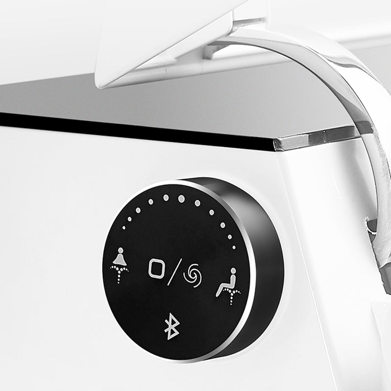 Elongated Wall Mounted Bidet Smart Bidet with Warm Air Dryer