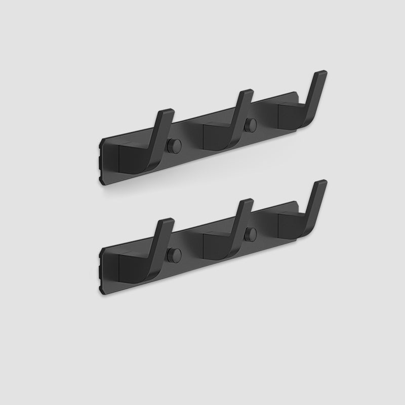 Matte Finish Modern Bathroom Hardware 2 - Piece Bath Hardware Set, Robe Hooks