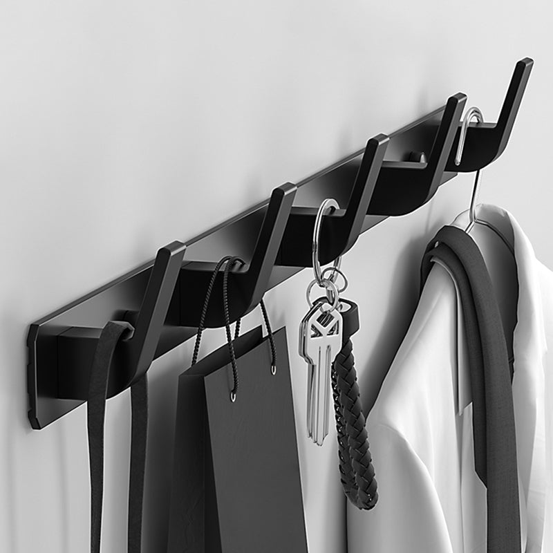 Matte Finish Modern Bathroom Hardware 2 - Piece Bath Hardware Set, Robe Hooks