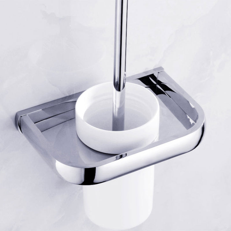 Modern Stainless Steel Bath Hardware Set Towel Bar Bath Shelf Bathroom Accessory Kit