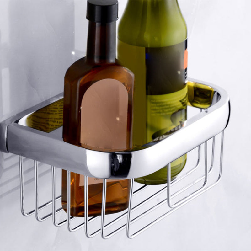 Modern Stainless Steel Bath Hardware Set Towel Bar Bath Shelf Bathroom Accessory Kit