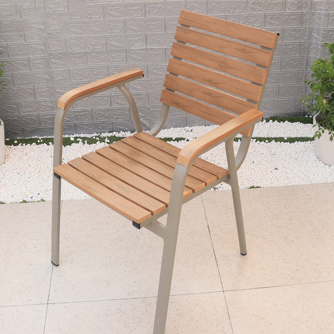 Modern Patio Dining Side Chair Stacking Outdoors Dining Chairs