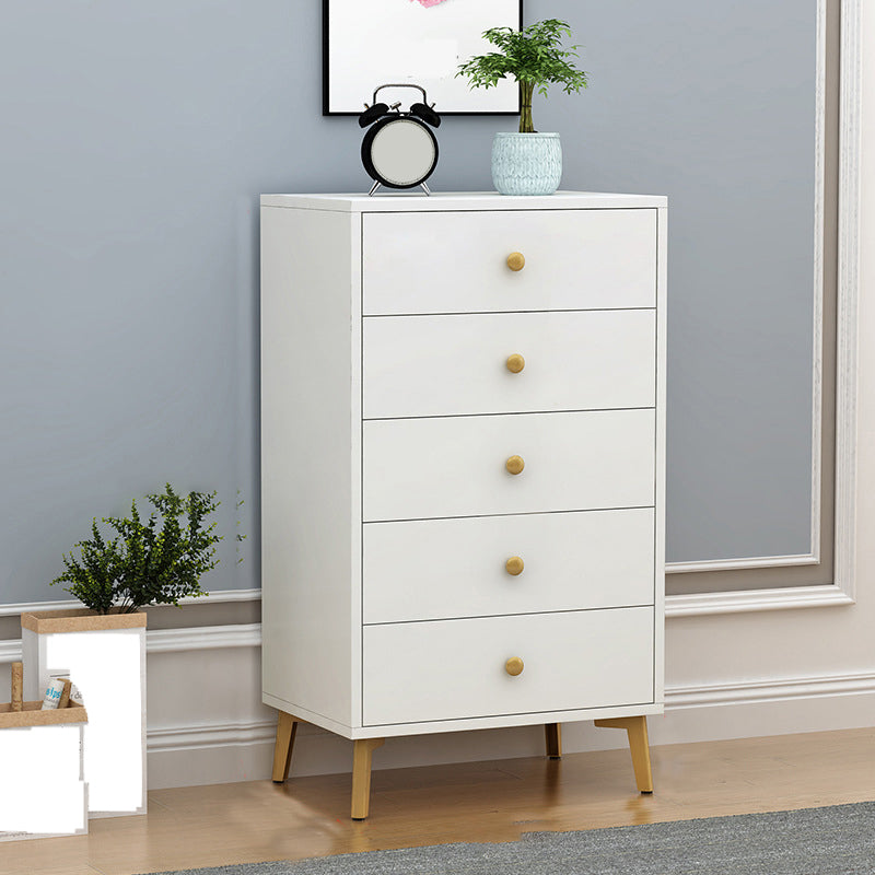 Classic Glam Storage Chest Manufactured Wood Dresser with Multi Drawers