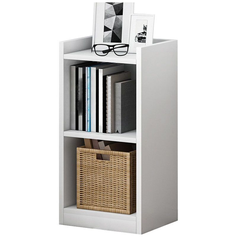 Contemporary Closed Back Bookcase Engineered Wood Bookshelf for Home Office