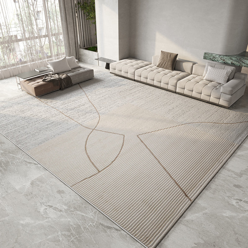 Carpet Jute Polyster Rectangle Geometric Pattern Area Rug Stain Resistant Adult Indoor Rug