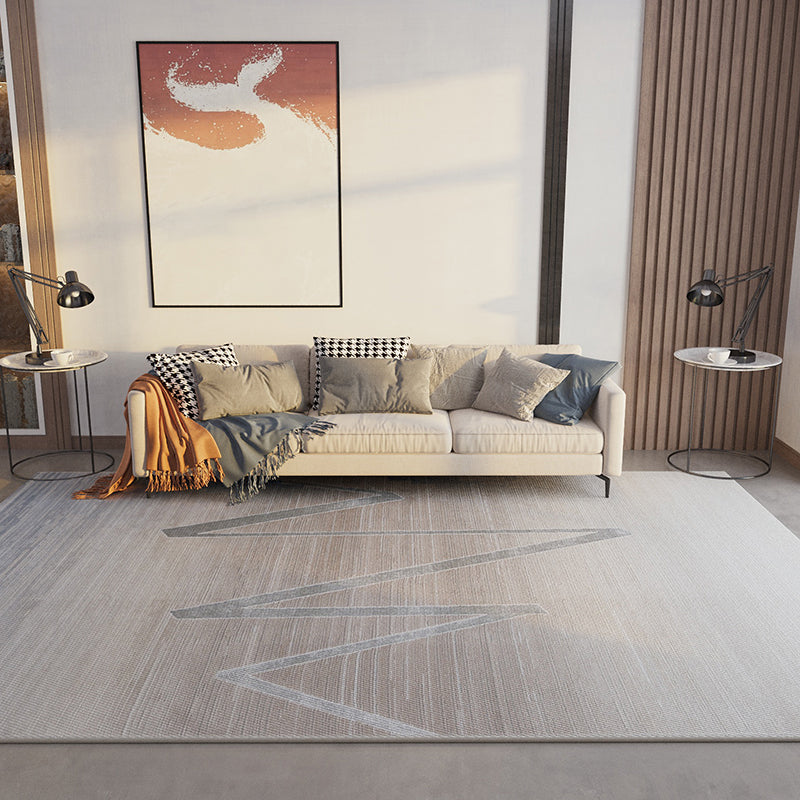 Carpet Jute Polyster Rectangle Geometric Pattern Area Rug Stain Resistant Adult Indoor Rug